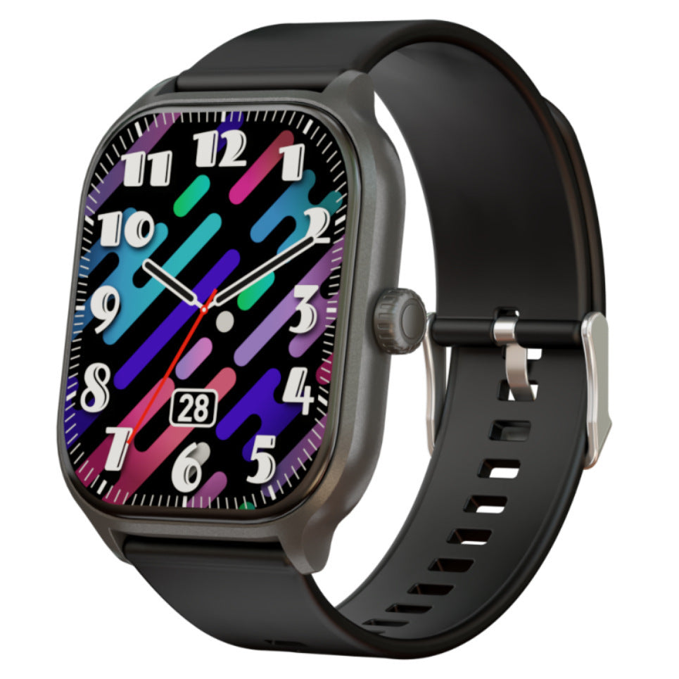 Eprolo X8 smartwatch with 2.01-inch display, Bluetooth call, heart rate, blood pressure, sleep tracking, and fitness features for men.