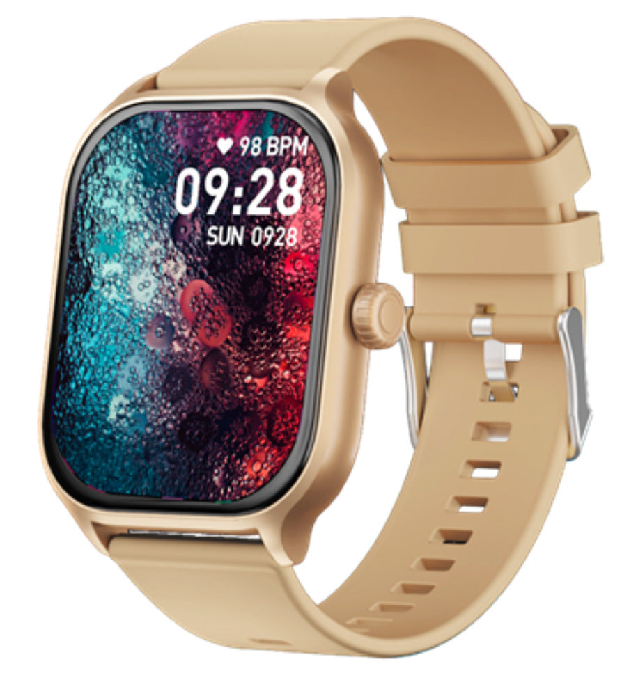 Eprolo X8 men's smartwatch with 2.01-inch screen, Bluetooth call, heart rate, blood pressure, sleep tracking, and fitness features.