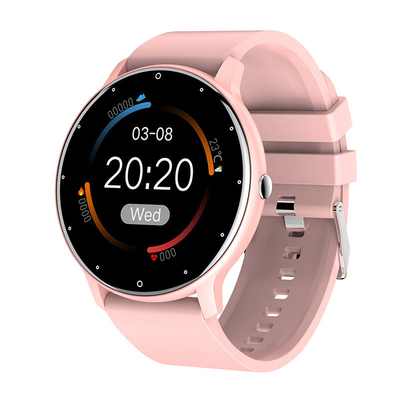 eprolo ZL02 smart bracelet with heart rate, blood pressure, blood oxygen monitoring, and pedometer for fitness tracking.
