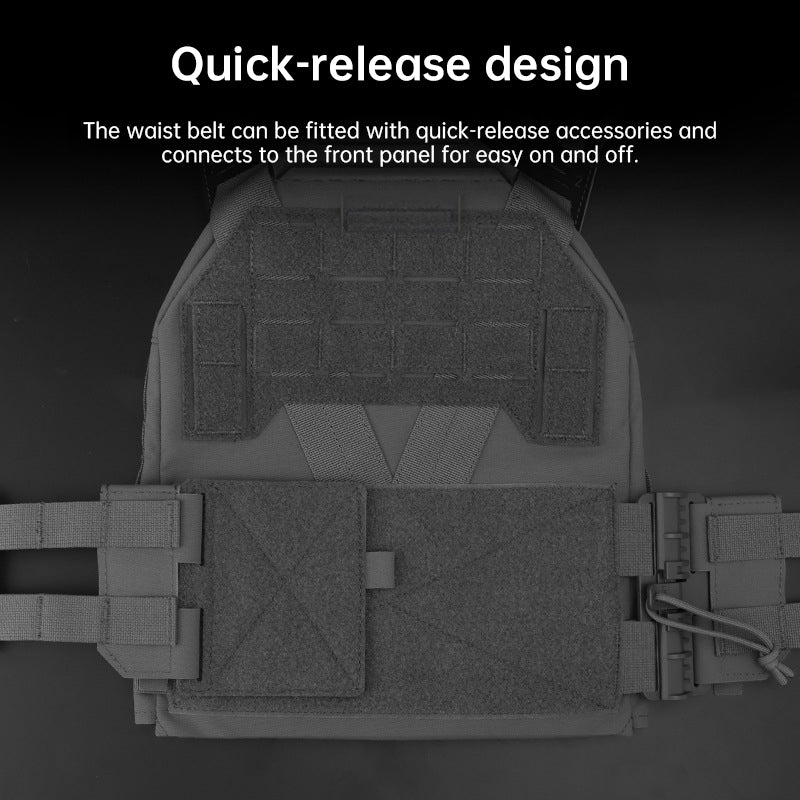 Dual-Mode Tactical Vest: Agilite G-Hook & Quick-Release Cummerbund Conversion Kit for KZ - American Smart