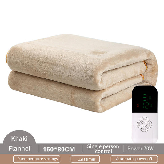 eprolo intelligent temperature-controlled facecloth electric heating blanket, showing its soft fabric and integrated control panel