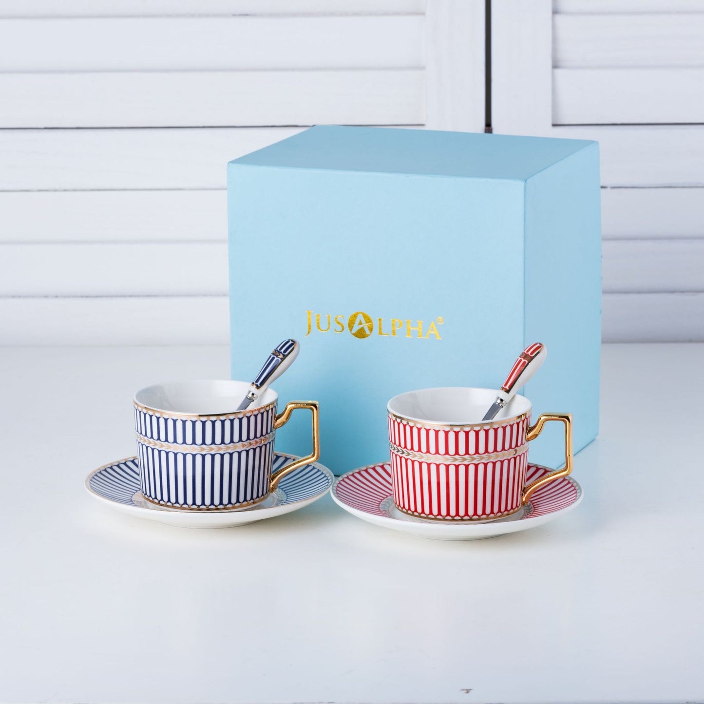 Nordic minimalist ceramic coffee cups and plates set by eprolo, black tea cups with water utensils, ideal for household or office use
