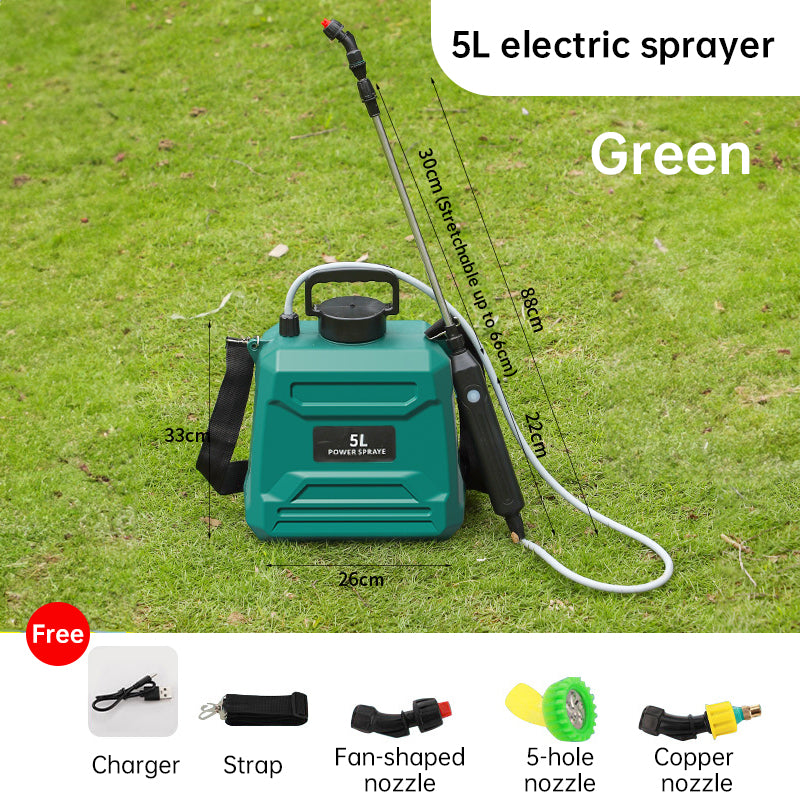 8L Automatic Electric Sprayer, Garden Plant Sprayer, Rechargeable Handheld Sprayer, Fogging Atomizer, Shoulder Watering Can - American Smart