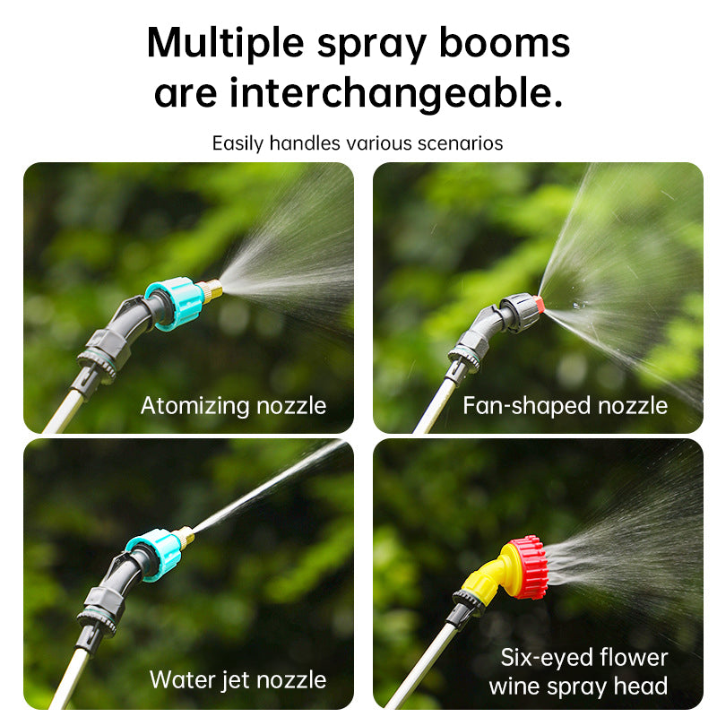 8L Automatic Electric Sprayer, Garden Plant Sprayer, Rechargeable Handheld Sprayer, Fogging Atomizer, Shoulder Watering Can - American Smart