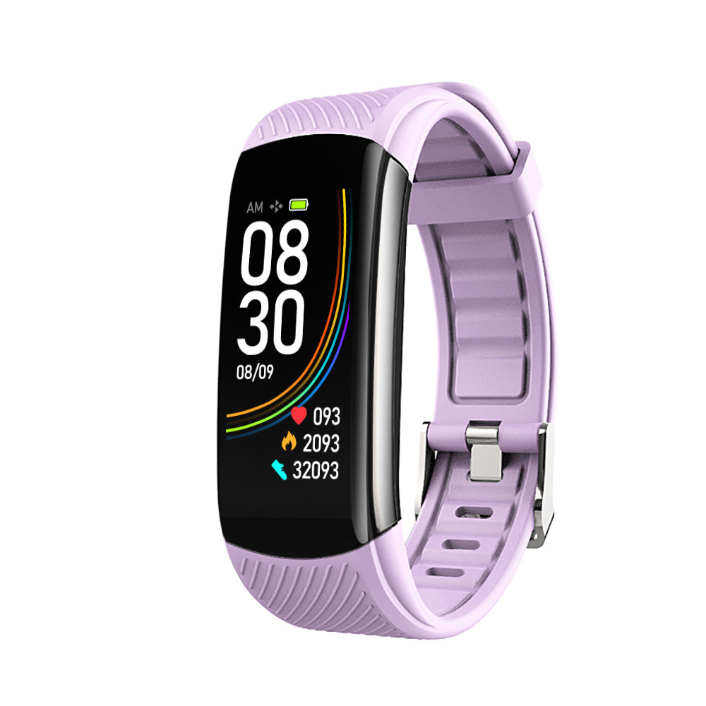 C6T Temperature Measurement Smart Bracelet Blood Pressure Heart Rate Meter Pedometer Watch Sports Bracelet - American Smart