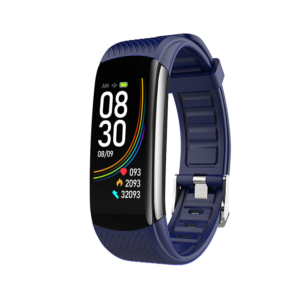 C6T Temperature Measurement Smart Bracelet Blood Pressure Heart Rate Meter Pedometer Watch Sports Bracelet - American Smart