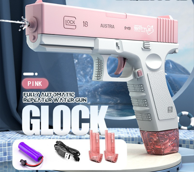 Children's electric water gun by eprolo, fully automatic and continuous, ideal for summer water play and outdoor fun.