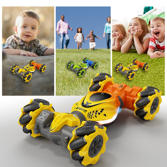 Eprolo induction mini gesture twist remote control car with stunt climbing features, double-sided design, and car watch remote control.