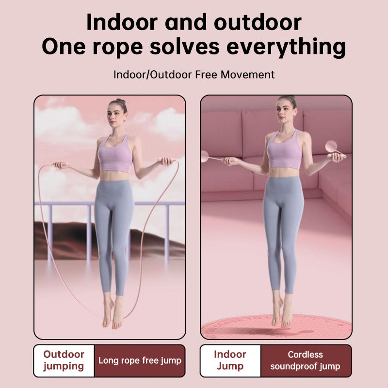 Eprolo intelligent counting jump rope with LCD display, suitable for home gym fitness for men, women, and kids.