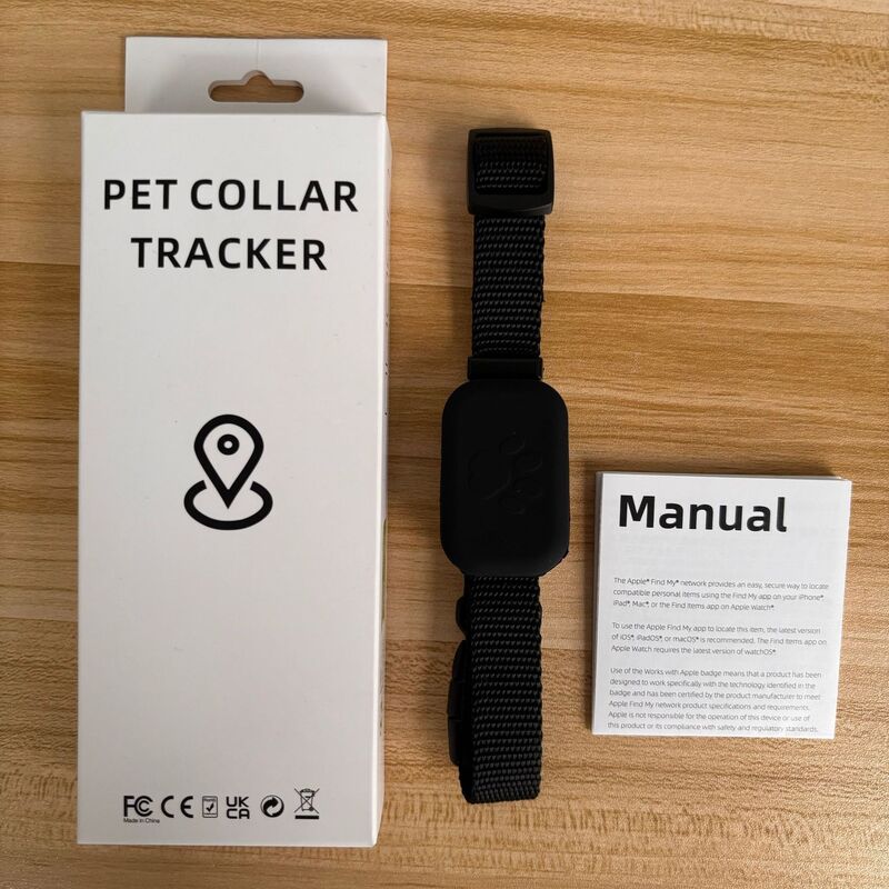 eprolo GPS pet tracker collar with waterproof design, activity alert, long-range find my compatibility, and anti-loss features.