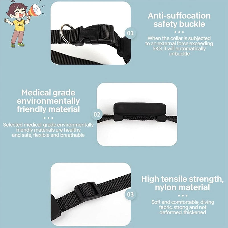 eprolo GPS pet tracker collar with waterproof design, long-range tracking, activity alerts, and compatibility with Apple Find My.