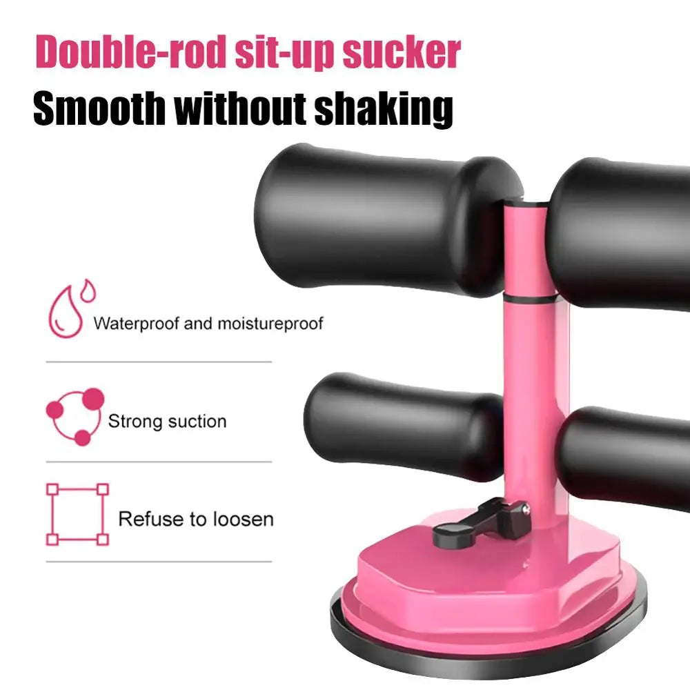 Sit Up Bar Assistant Abdominal Workout Fitness Adjustable Sit Ups Exercise Equipment Portable Situp Gym Fitness Work Travel Gear - American Smart