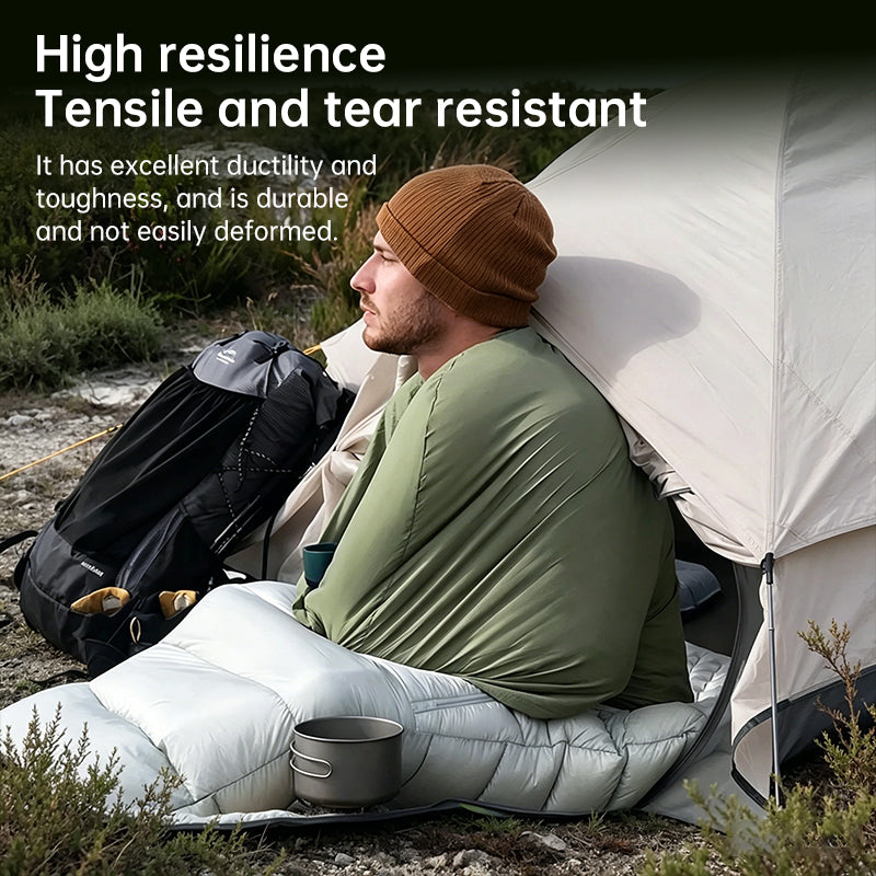 Eprolo ultralight nylon sleeping bag liner for travel and camping, providing warmth and comfort for hiking and backpacking.