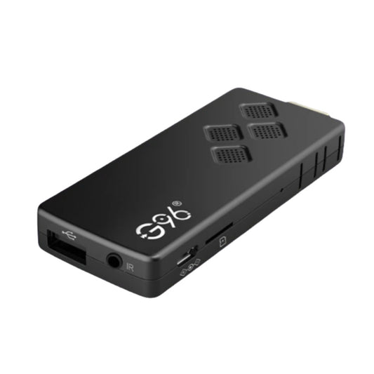 Eprolo G96 4K HD dual-band Bluetooth WiFi TV set-top box connected to a flat-screen television showing a streaming interface.
