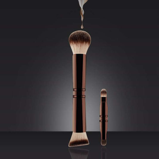eprolo HG Four-Head Hidden Multi-Functional Makeup Brush with powder and blush heads, versatile for face makeup application