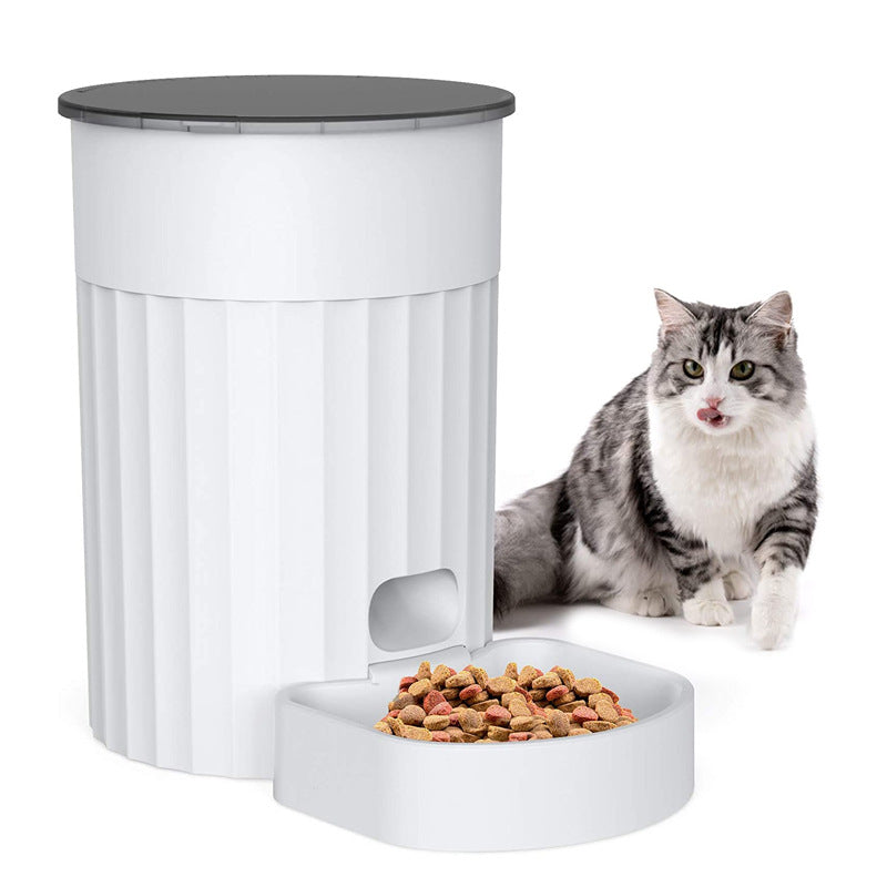 Eprolo intelligent pet feeder for cats and dogs, automatic feeding machine with timing and portion control, compact design