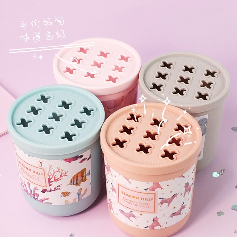 Car Balm Solid Perfume Non-Fire Aromatherapy Bathroom Toilet Air Freshener Creative Car Incense - American Smart