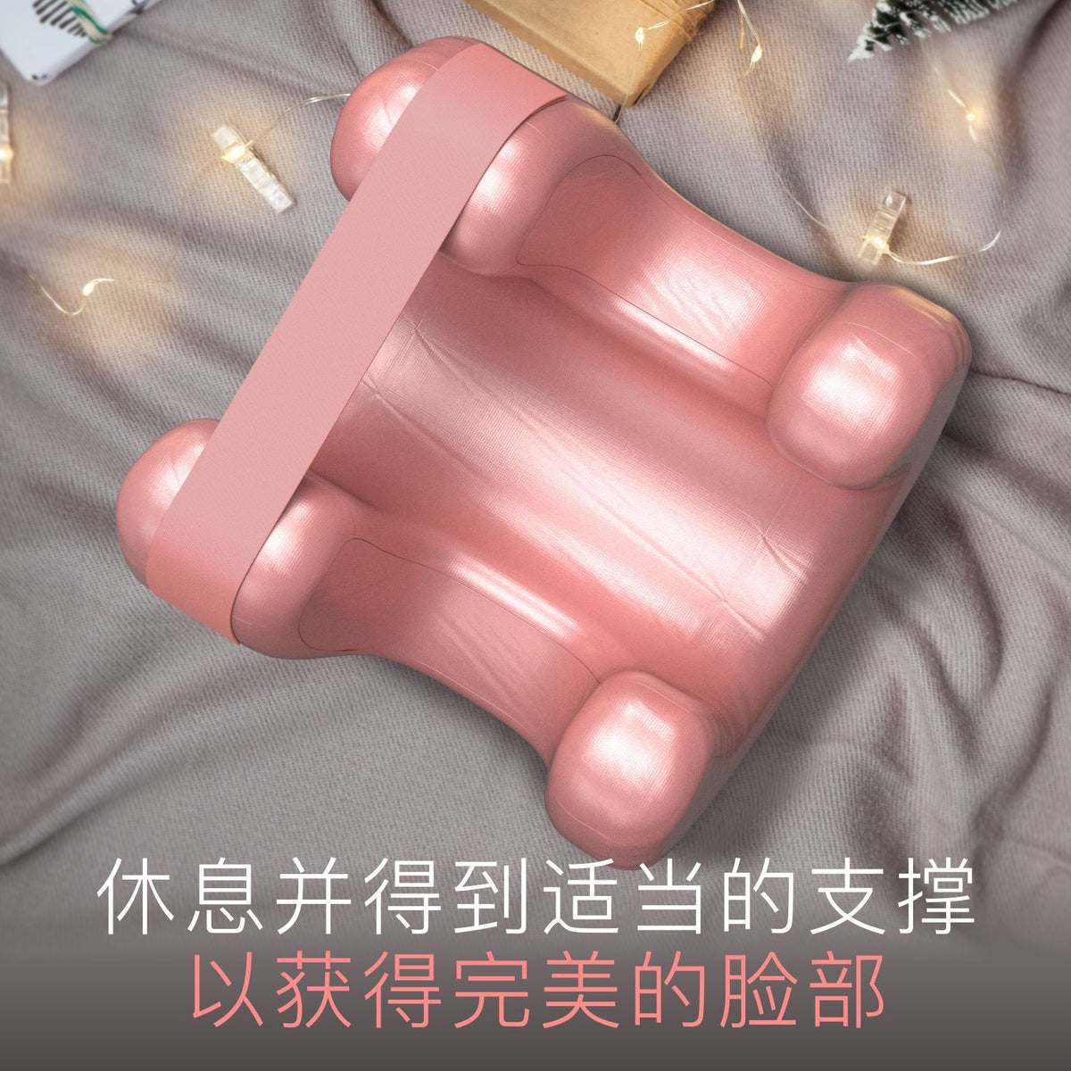 Eprolo satin beauty face pillow with memory foam filling, soft nap cotton, ideal for comfortable sleep and makeup headrest.