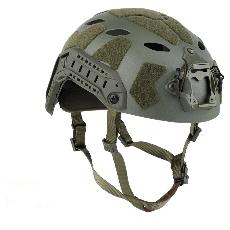 Eprolo military tactical helmet, simplified Ops-Core Fast SF high cut design with adjustable straps and matte finish.