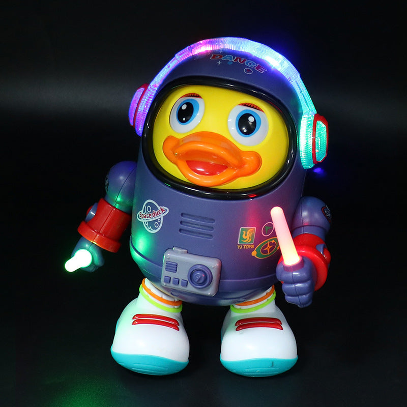 Electric Dancing Space Duck with Music and Lights Kids' Educational Toy for Babies and Children - American Smart