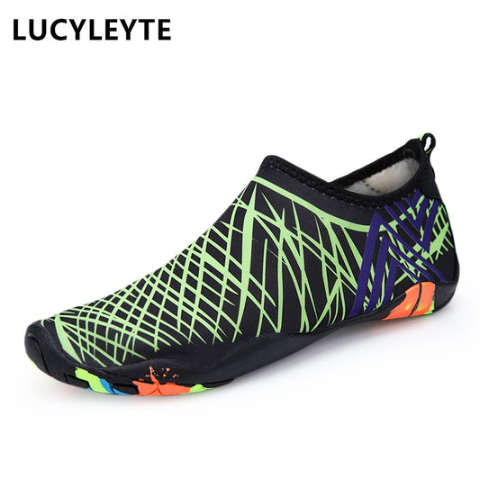 Eprolo outdoor lovers beach summer shoes for women and men, breathable slip-on footwear suitable for outdoor activities