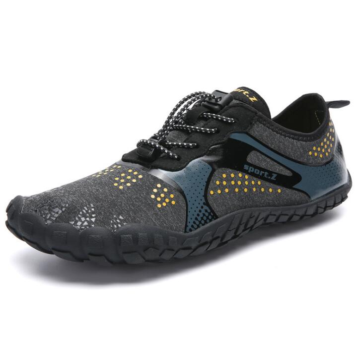 Eprolo men's summer water shoes with quick-dry aqua sandals for beach, river, sea, diving, and swimming activities.