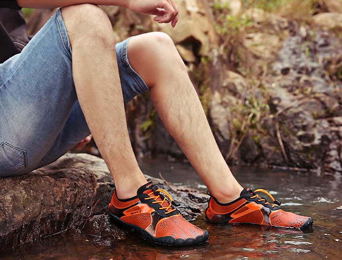Eprolo men's summer water shoes with quick-dry aqua design, ideal for beach, river, and swimming activities.