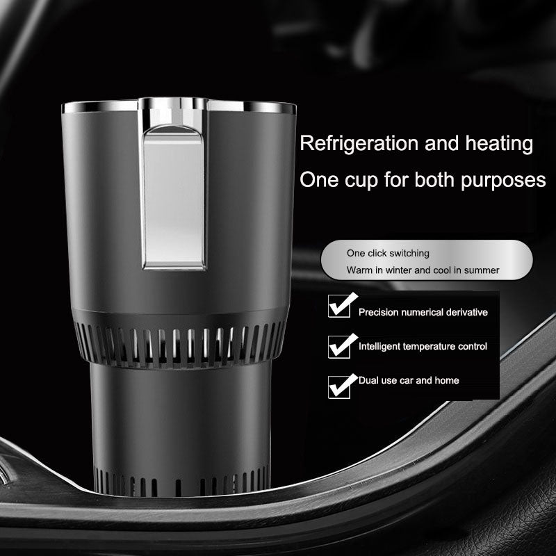 Car mounted cold and hot cup, dual-purpose quick cooling cup for car and home, intelligent cooling cup for car, quick cooling cu - American Smart