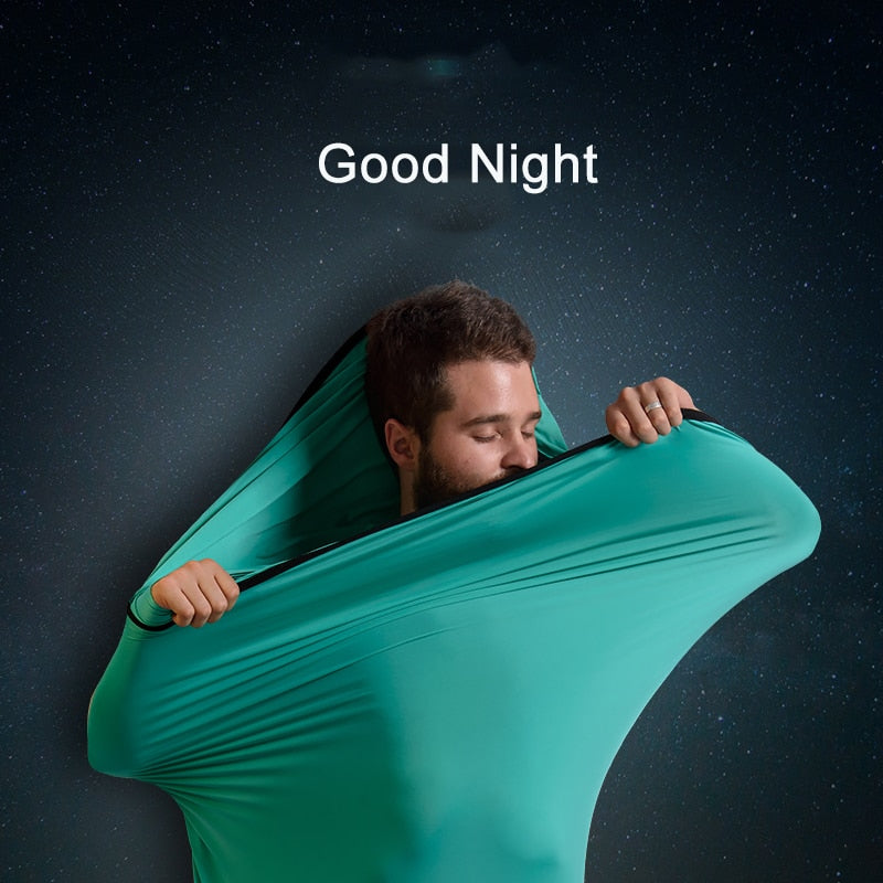 Eprolo Naturehike outdoor travel sleeping bag liner, high elasticity, portable carry sheet, hotel anti-dirty sleeping sheet.