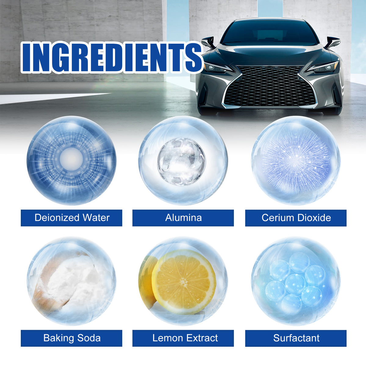 eprolo 2-in-1 car oil film cleaner for front windshield, removes stains and grime, improving visibility and clarity.