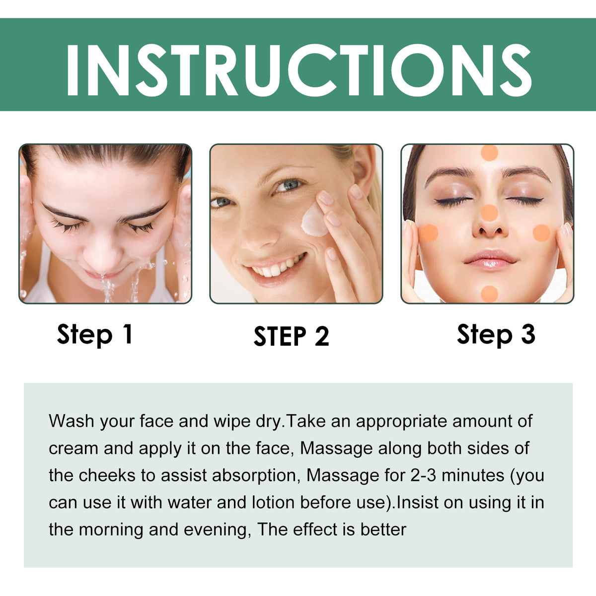 Anti-Aging Cream, Anti-Wrinkle Firming Skin And Smoothing Fine Lines Moisturizing Skin Cream - American Smart