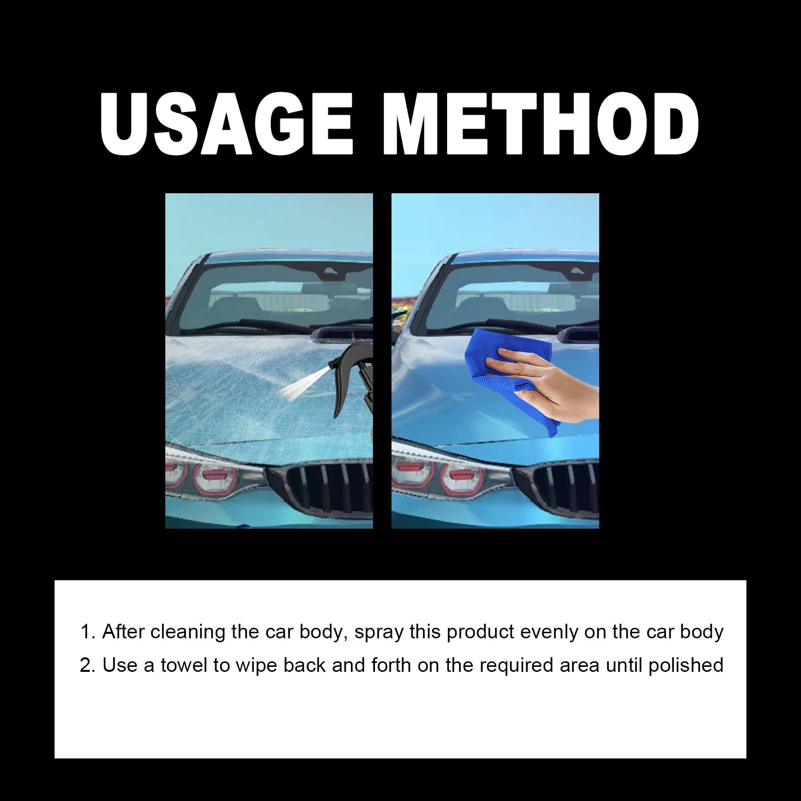 Eprolo automotive hydrophobic crystal polishing coating agent for nano coating and waxing, enhancing vehicle shine and protection.
