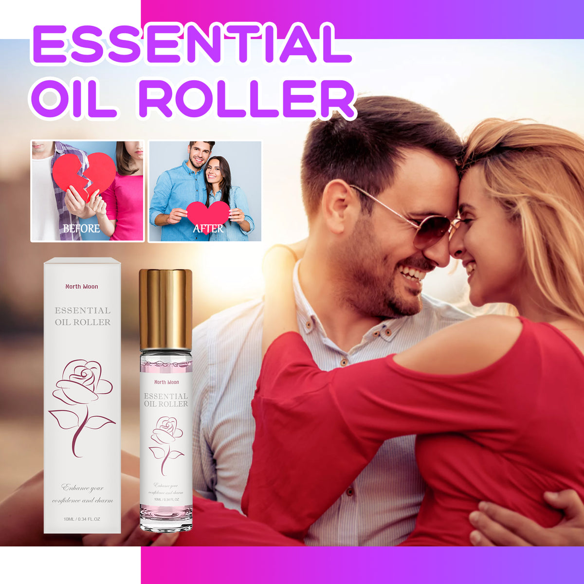 Ball Perfume, Fresh Light Fragrance Natural Lasting Fragrance Portable Niche Dating Perfume - American Smart