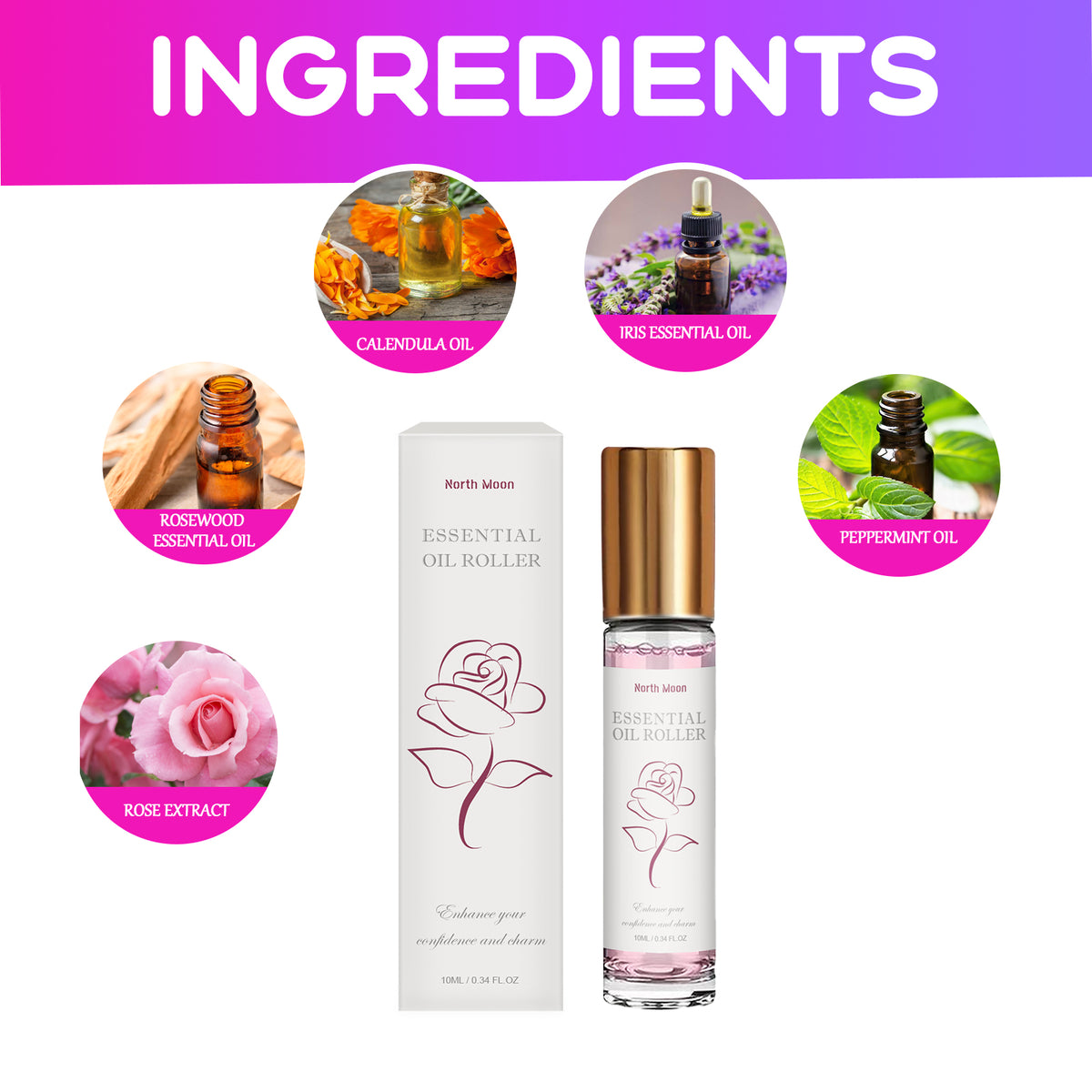 Ball Perfume, Fresh Light Fragrance Natural Lasting Fragrance Portable Niche Dating Perfume - American Smart