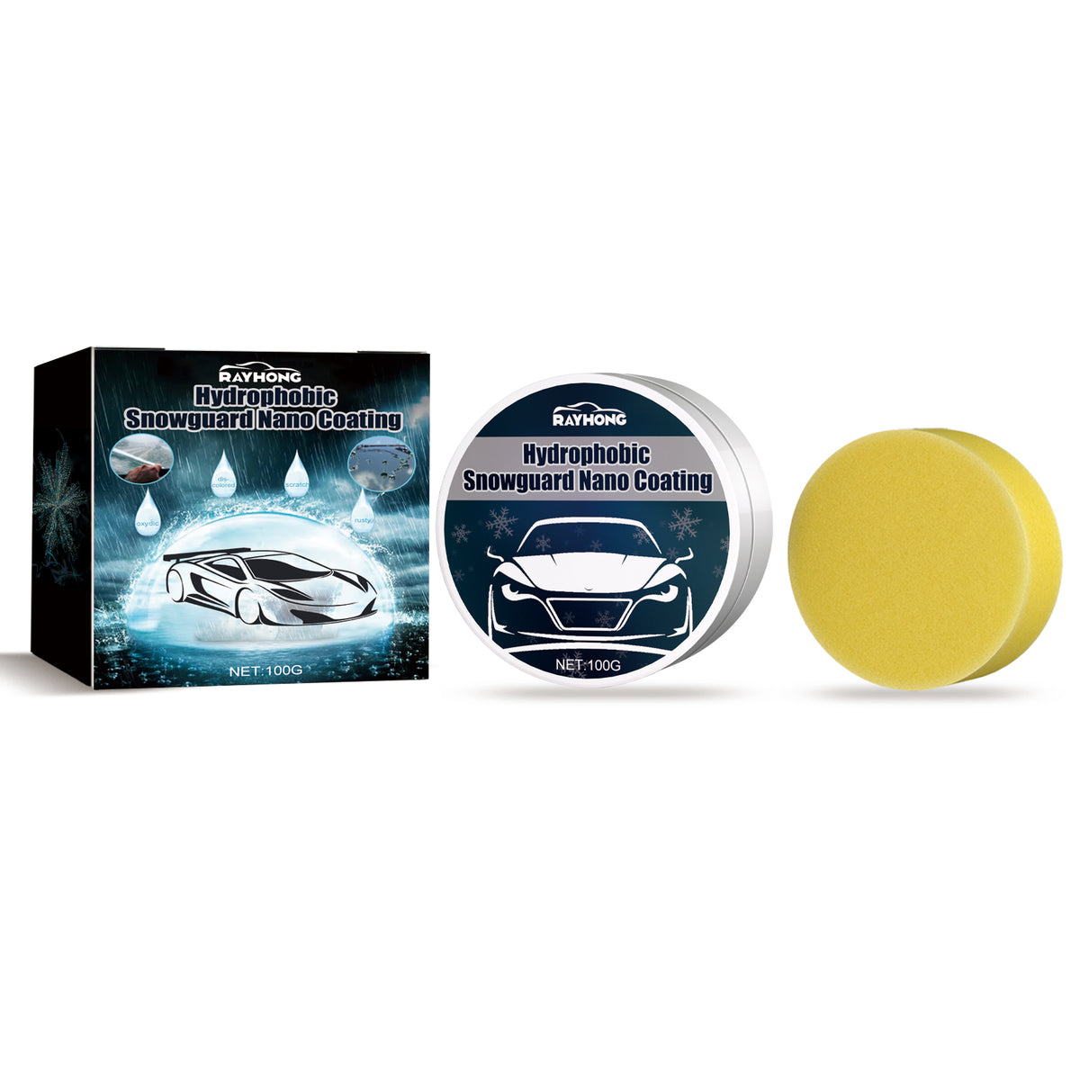 Car Snow Removal Cream, Car Snow Removal Windshield Anti-icing Anti-freezing Car Window Defrosting Cream - American Smart