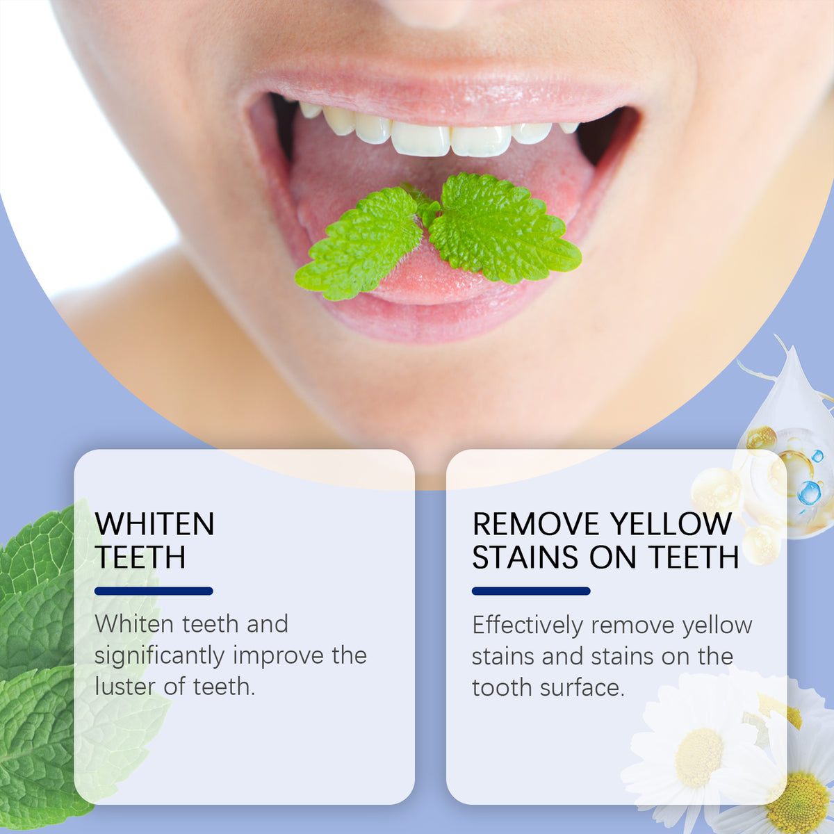eprolo cleaning toothpaste for daily oral hygiene, gentle formula removes odors and dirt from teeth, freshens breath.