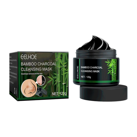 EELHOE Bamboo Charcoal Blackhead Removing Tearing Facial Mask, Moisturizing Removing Blackhead And Acne Shrinking Pore Oil Control Mud Mask - American Smart
