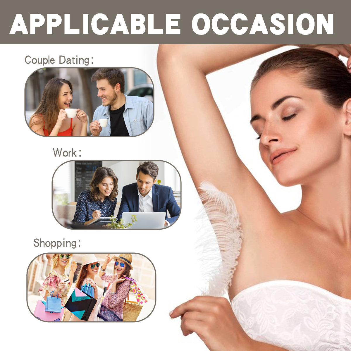 EELHOE Body Perfume Lightening Underarm Odors Natural Fresh Long-Lasting Light Fragrance Keep Fragrance Dating Perfume - American Smart