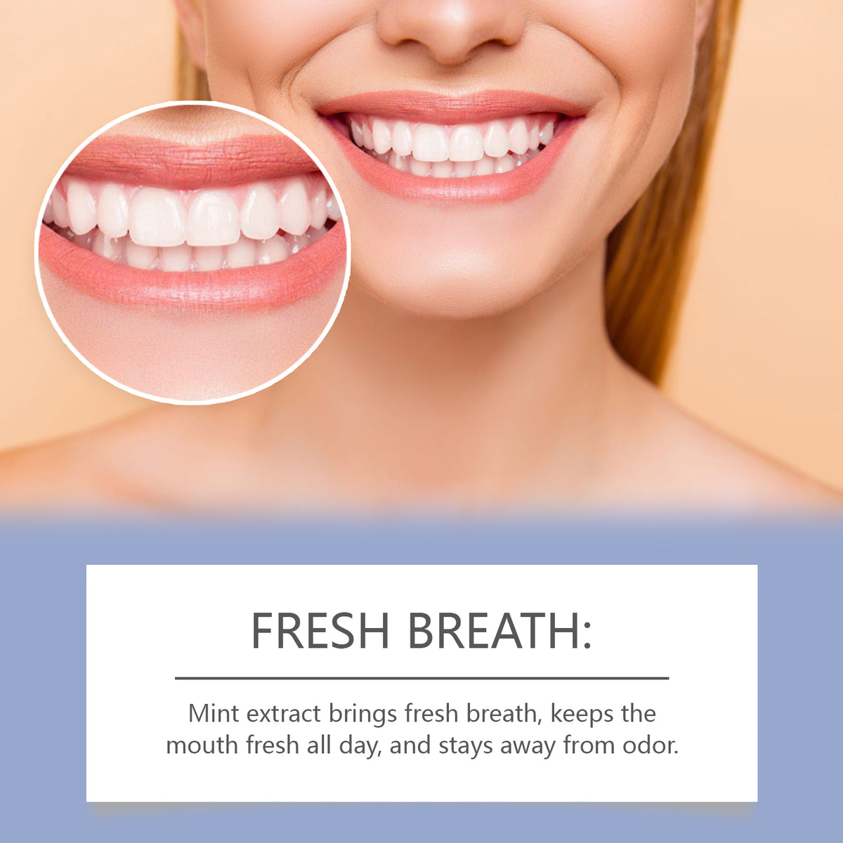 EELHOE Dental Powder Care Gums Fresh Breath Daily Gentle Cleaning Teeth Stains Yellow Powder - American Smart