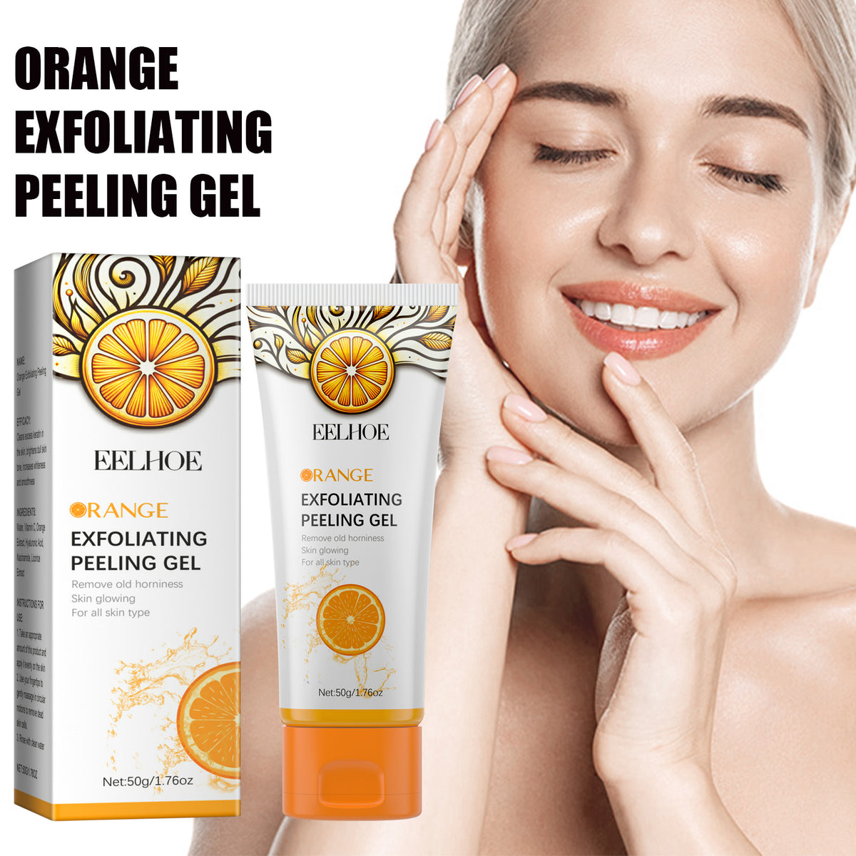 EELHOE Exfoliating Gel For Deep Cleansing, Anti-Acne Blackheads, Moisturizing Skin, Shrinking Pores And Brightening Gel - American Smart