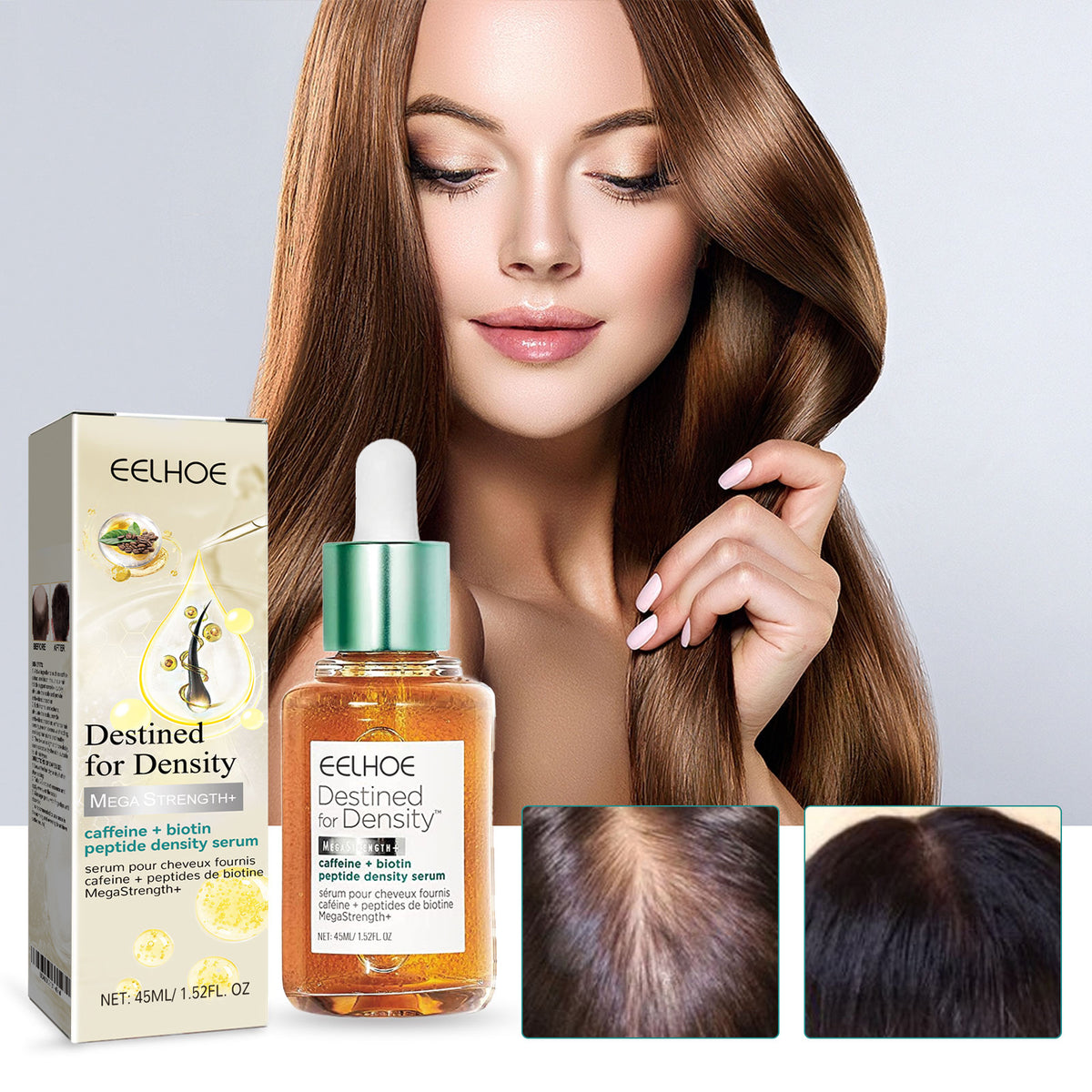 EELHOE Hair Care Essence, Nourishing And Moisturizing Hair, Soothing Hair And Scalp Massage Essence - American Smart