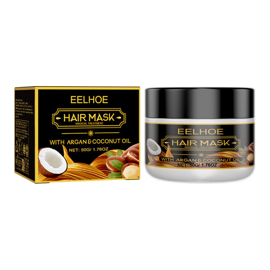 EELHOE Hair Mask Conditioner Moisturizes, Improves, Dyes, Irons, Smooths And Fluffs Hair Mask - American Smart