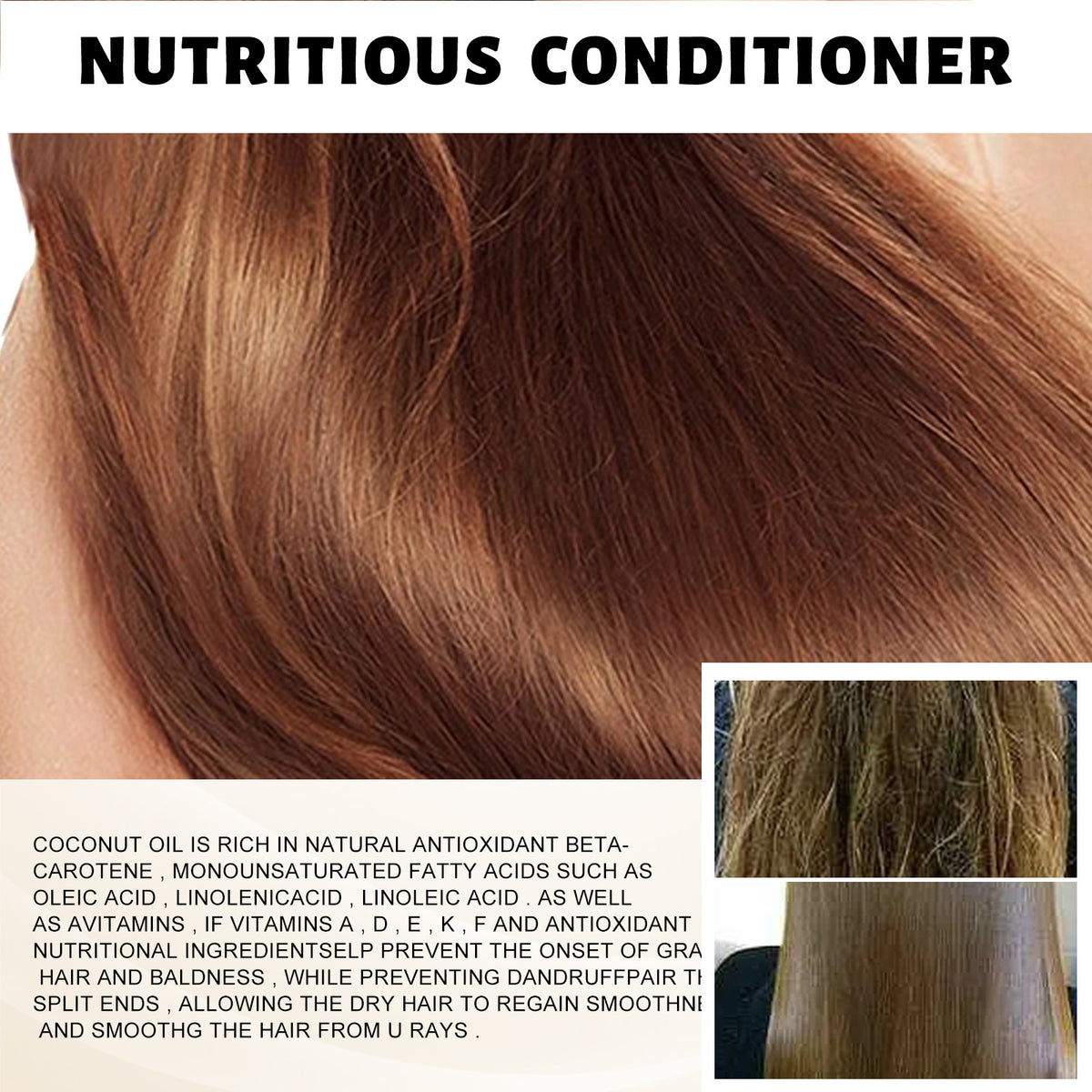 EELHOE Hair Mask Conditioner Moisturizes, Improves, Dyes, Irons, Smooths And Fluffs Hair Mask - American Smart