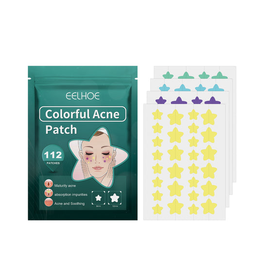 EELHOE Star Acne Patch Gentle Cleansing Lighten Acne Soothing Skin Acne Patch Facial Cleansing Treatment - American Smart