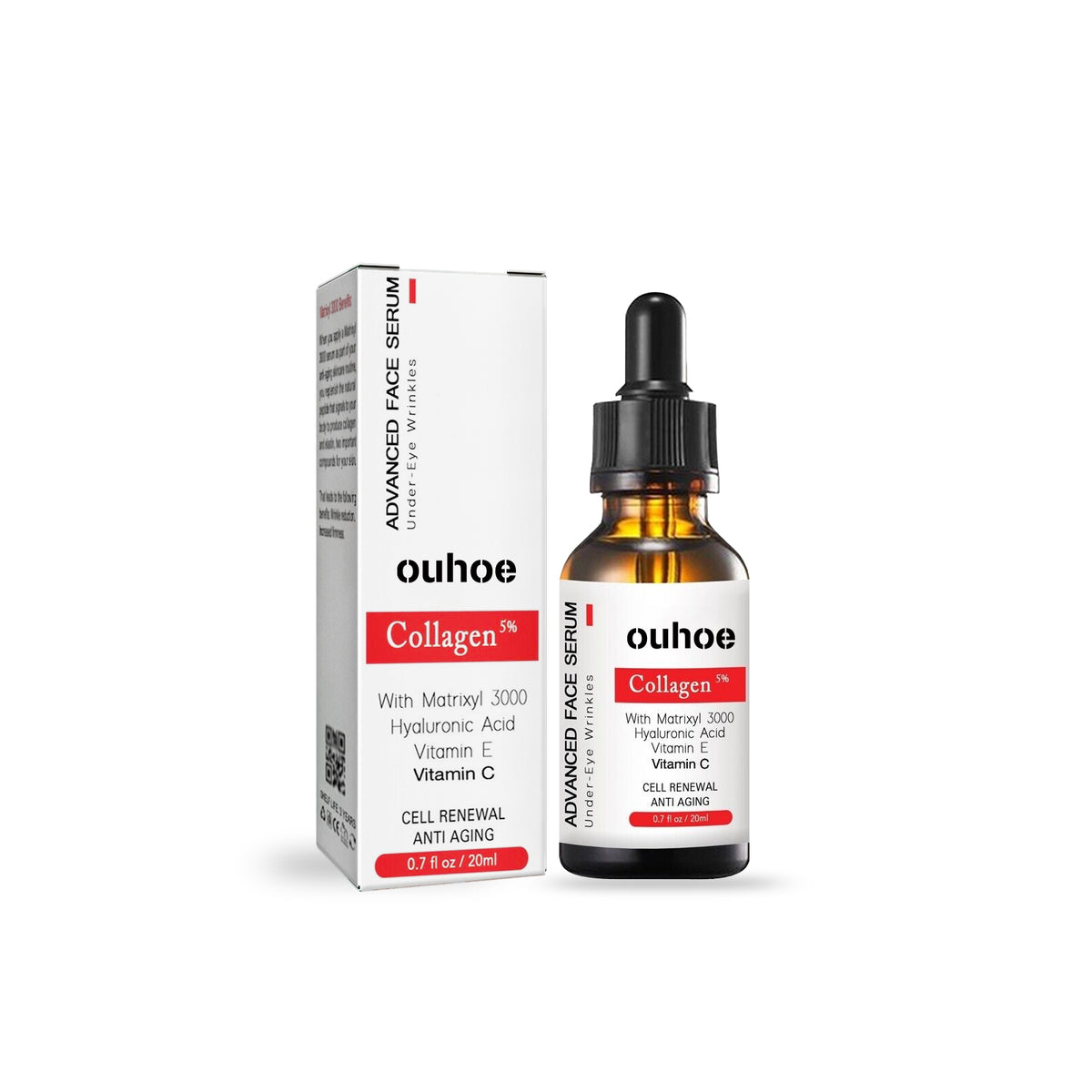 eprolo face anti-wrinkle essence with firming, skin lightening, anti-aging collagen moisturizer for youthful, smooth skin