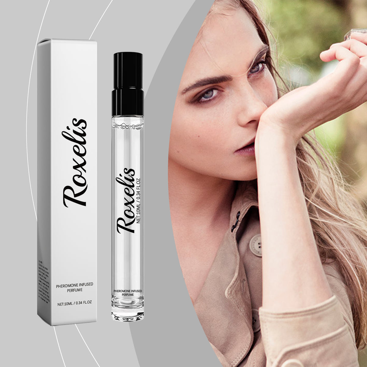 Fresh lemon-scented cologne by eprolo with botanical fragrance, showcasing a sleek bottle and fresh citrus aroma.