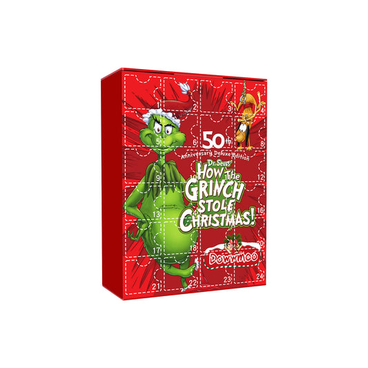 Green Sulley Grinch blind box toy from eprolo's Christmas cartoon series, featuring a plush Sulley and Grinch character.