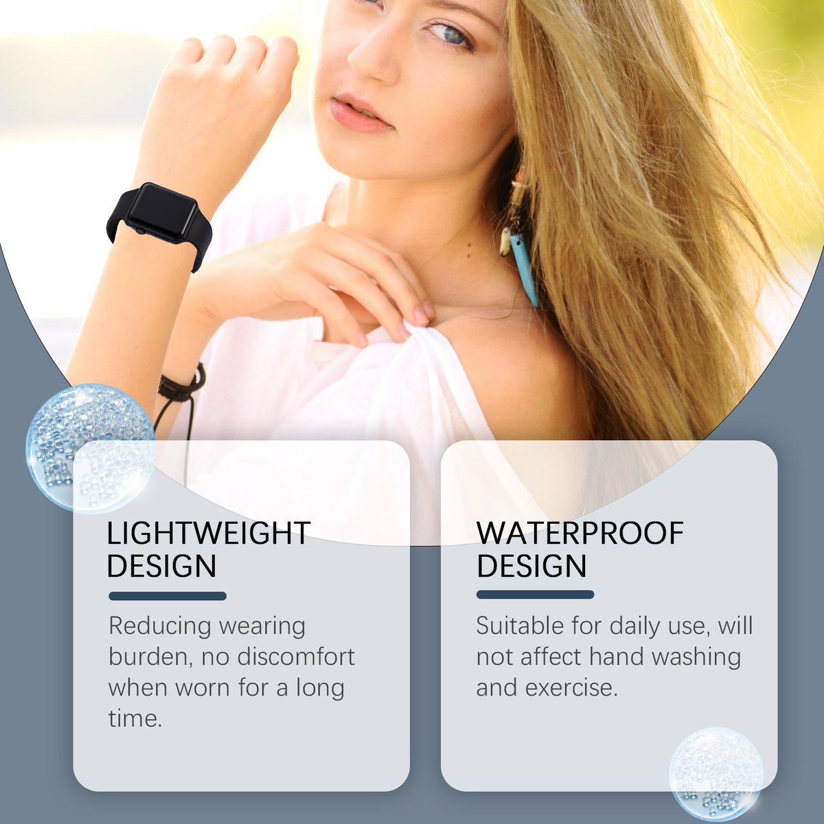 Unisex silicone fashion bracelet watch from Houkea Body Care by eprolo, featuring a lightweight design and personality style.