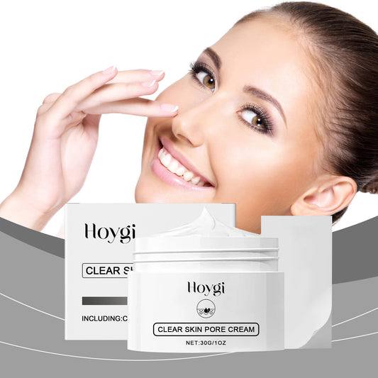 eprolo Hoygi blackhead nose mask set with black and white tubes showing gentle pore cleansing and moisturizing for delicate noses