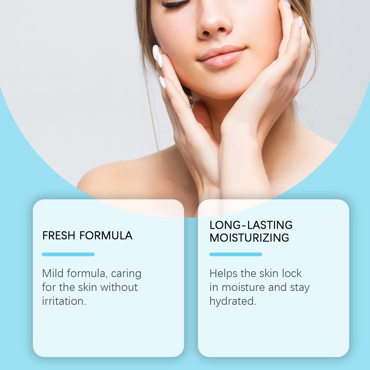 eprolo Hoygi facial exfoliating essence for brightening, hydrating, and gentle skin care in a clear bottle with soothing liquid